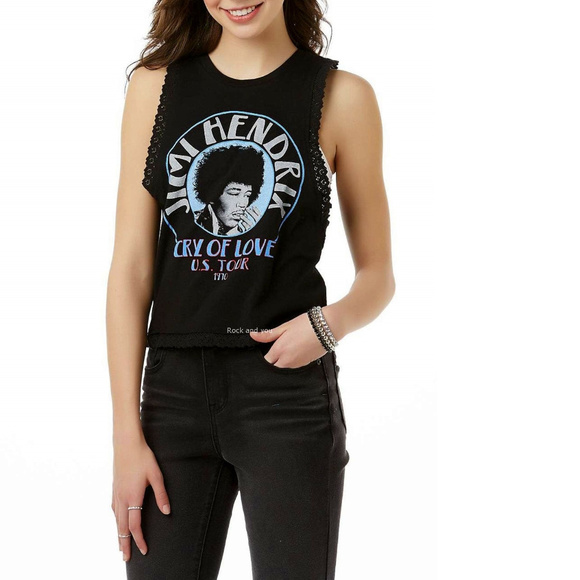 Jimi Hendrix Cry of Love US blues rock Official Tour Tank Top S NWT - Picture 1 of 2